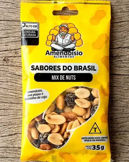 Pacote Sabores do Brasil Mix de Nuts 35g