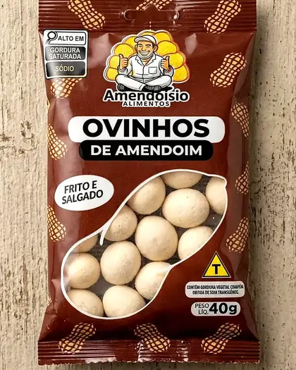 Pacote de Ovinhos de Amendoim 40g